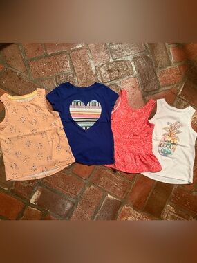 Cat & Jack Short Sleeve Bundle : 4T